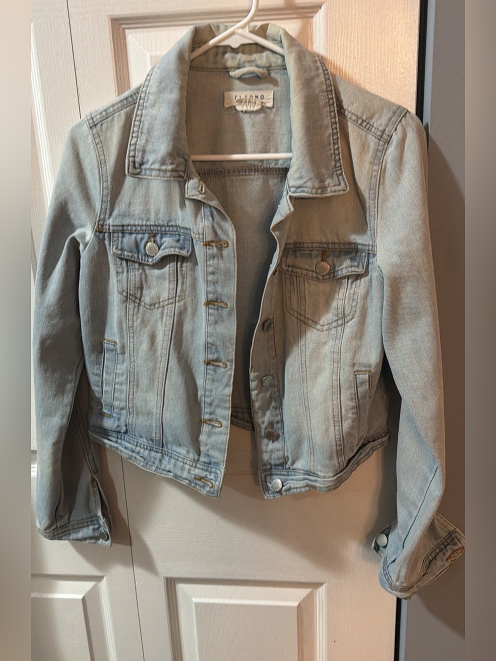 Ci Sono Light Wash Denim Jean Jacket
